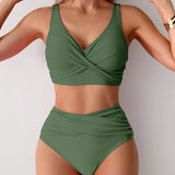 Jasmijn | Hoge Taille Bikini met Twist-Detail