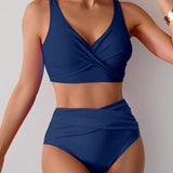 Jasmijn | Hoge Taille Bikini met Twist-Detail