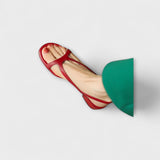 Evelyn - Elegante Platte Sandalen Minna met Verfijnd Afwerking