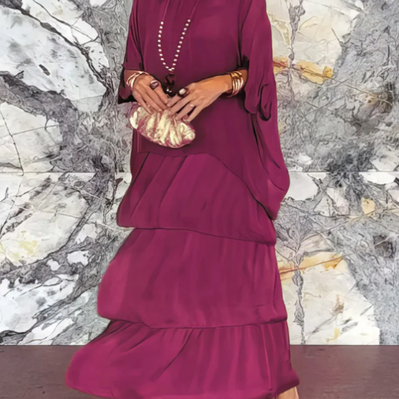 Lara – Elegante lange en luchtige jurk