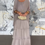 Lara – Elegante lange en luchtige jurk