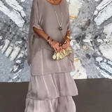 Lara – Elegante lange en luchtige jurk
