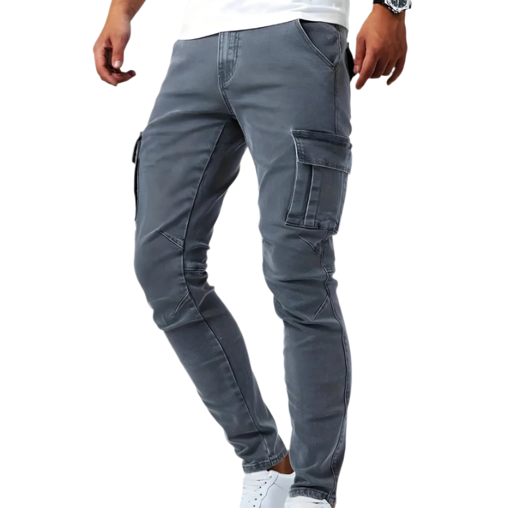 Cargo Stretch Broek Marine