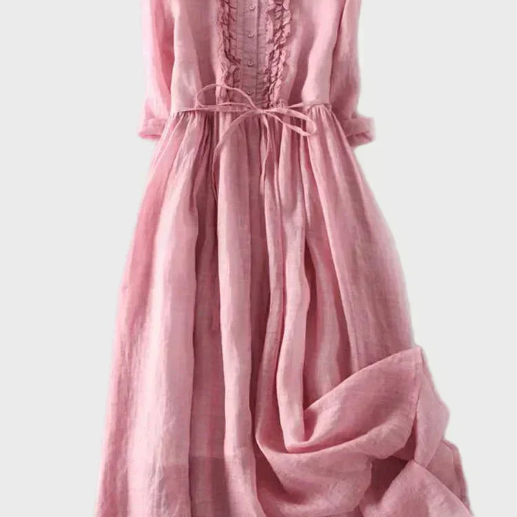 Minimalistisch Lang Kleid
