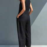Lotte | Minimalistische Mouwloze Jumpsuit