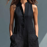 Lotte | Minimalistische Mouwloze Jumpsuit