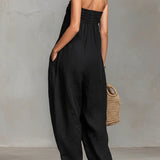 Nina | Elegante Strapless Jumpsuit