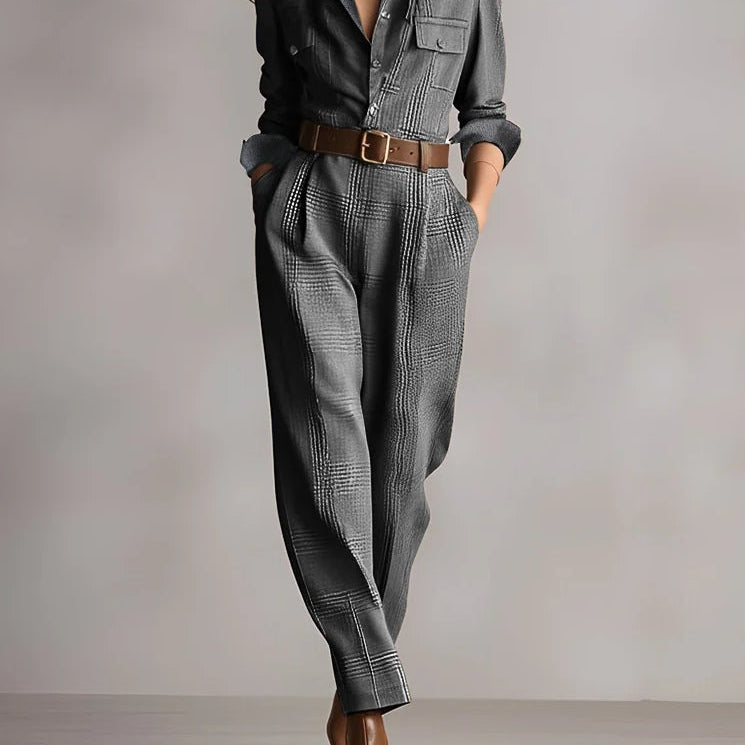 Anna | Elegant Monochroom Ruitpatroon