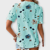 Emily - Modieuze Blouse met Puntige Uitsnede