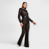 Theresia - Spitzen-Jumpsuit met Korset