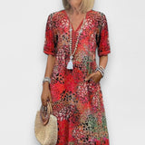 Lia - Dames Midi Jurk