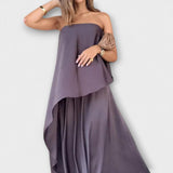 Ruby - Stijlvolle mouwloze bandeau-top en rok