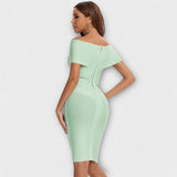 Elegante jurk met V-hals