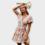 Amina - Korte Boho-jurk