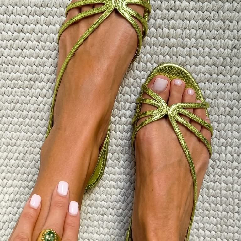 Ginevra | Gouden Sandalen Elegante Zomer