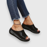 Amelie – Hielsandalen van Synthetisch Leer
