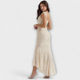 Renske - Lange jurk met elegante en verfijnde corset