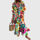 Zariah | Elegante lange jurk in bohemian stijl