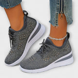 Giselle – Schitterende Orthopedische Sneakers met Strass