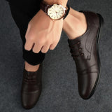 Elegante Leren Kostuumschoenen