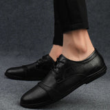 Elegante Leren Kostuumschoenen