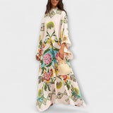 Lisa - Elegante Maxikleid met bloemendruk en vloeiend design