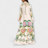 Lisa - Elegante Maxikleid met bloemendruk en vloeiend design