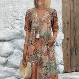 Lia - Dames Midi Jurk