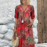 Lia - Dames Midi Jurk