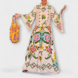 Lisa - Elegante Maxikleid met bloemendruk en vloeiend design