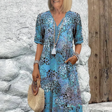 Lia - Dames Midi Jurk