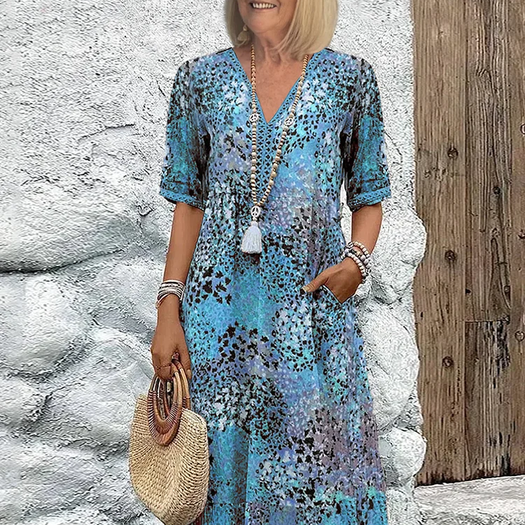 Lia - Dames Midi Jurk