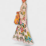 Lisa - Elegante Maxikleid met bloemendruk en vloeiend design