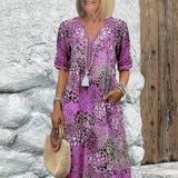 Lia - Dames Midi Jurk