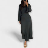 Jocelyn - Stijlvolle Tricot Jurk met Taille Detail