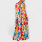 Harlow - Off-Shoulder Bloemen Maxi-Jurk
