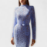 Freya - Elegante Midi-jurk van bloemige kant