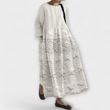 Isabella - Kantpatroon Jurk