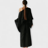 Dana - Kimono jurk van linnen en katoen