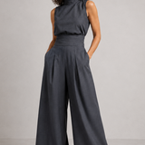 Salma™ | Elegante Tweedelige Zomerset met Wijde Broek