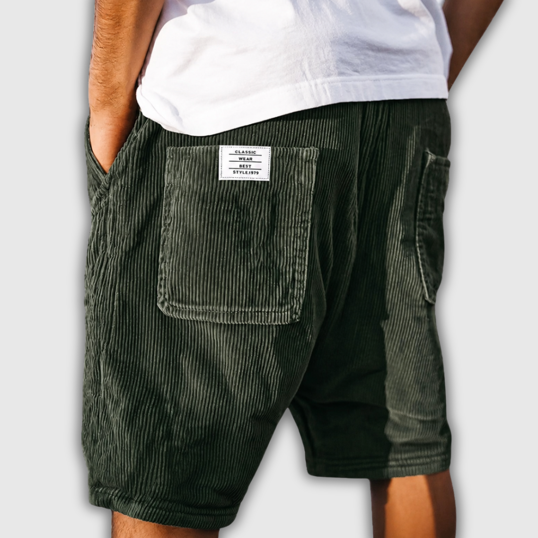 Clément | Korte Corduroy Shorts met Pockets