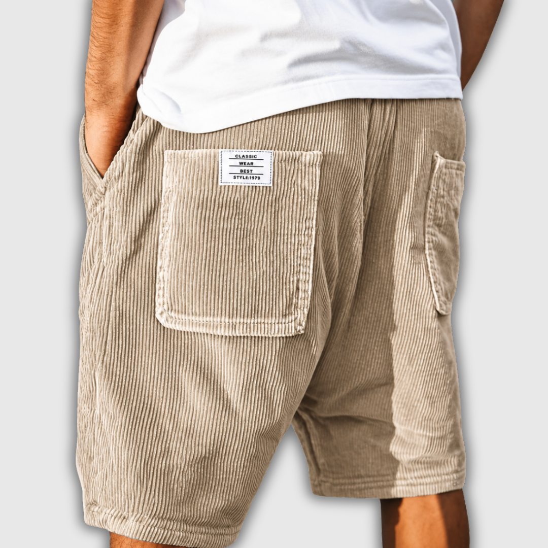 Clément | Korte Corduroy Shorts met Pockets