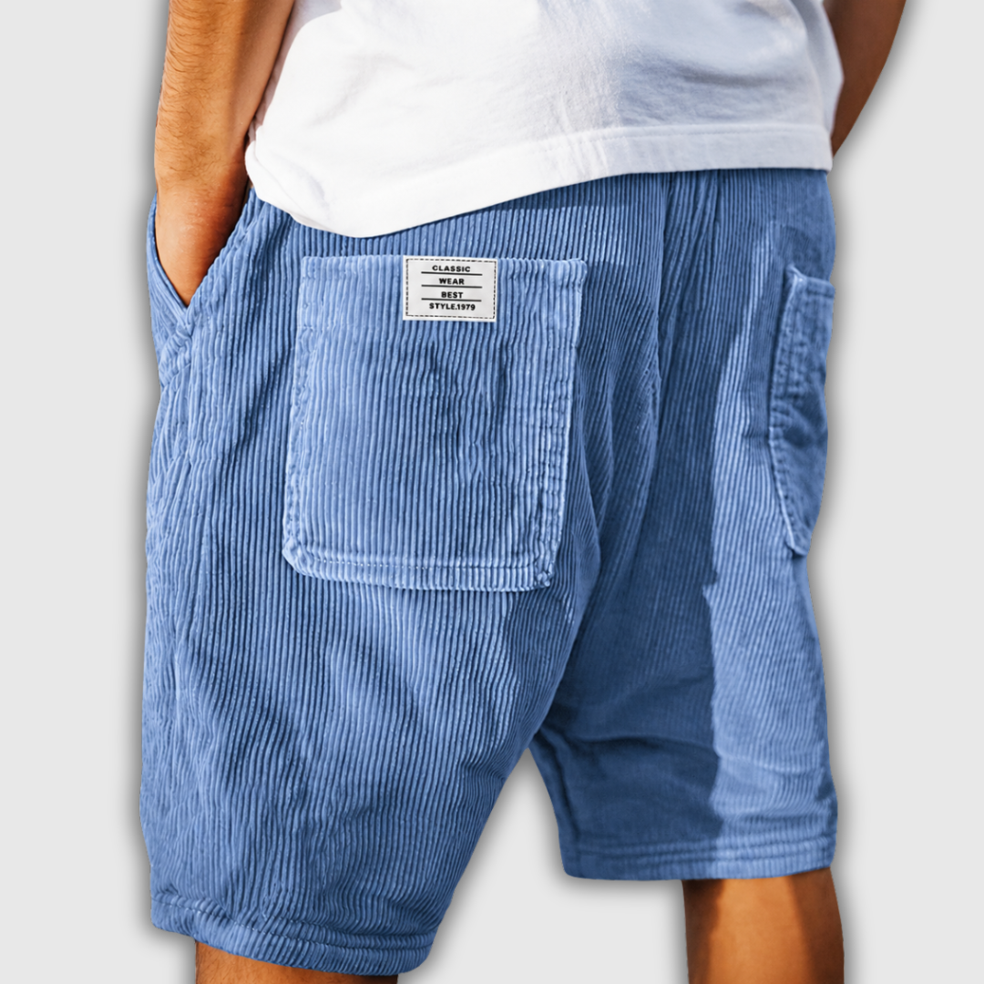 Clément | Korte Corduroy Shorts met Pockets