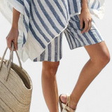 Salomé - Gestreept Set Blouse en Shorts