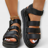 Renee – Sandalen met meerdere banden en gespsluiting