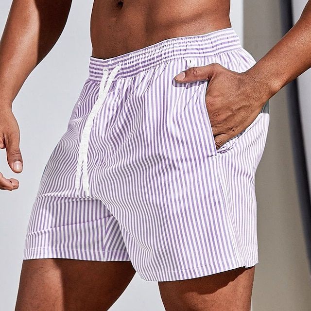 Casual Gestreepte Zwemshorts