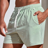 Casual Gestreepte Zwemshorts