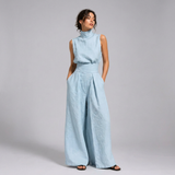 Salma™ | Elegante Tweedelige Zomerset met Wijde Broek