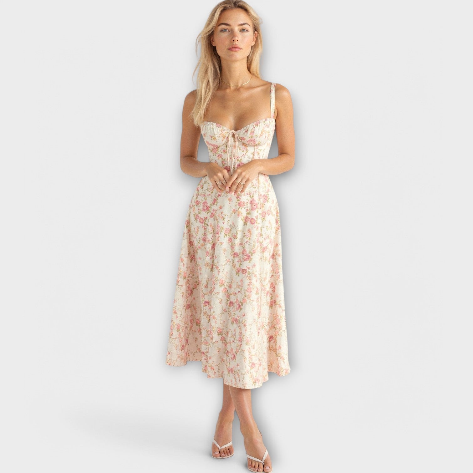 Kiana - Corset Midi-jurk