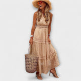 Lola - Maxikleed met Boho-kant